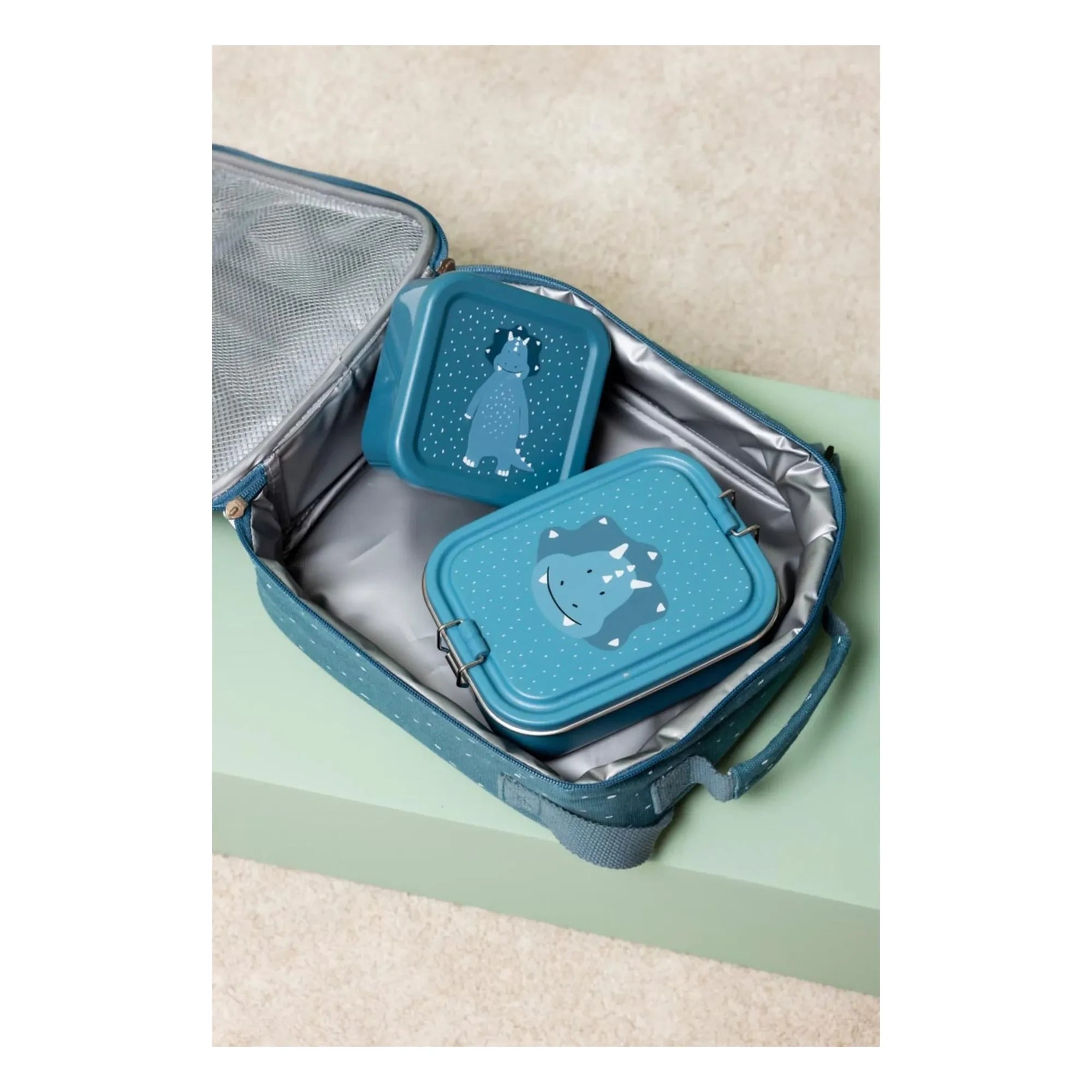 Trixie - Mr. Triceratops Insulated Lunch Bag | Blue