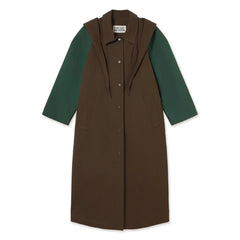 The Tiny Big Sister - Cotton Trench Coat | Amber