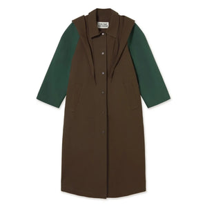 The Tiny Big Sister - Cotton Trench Coat | Amber