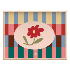 Ma petite vie - Grafik-Blumenposter