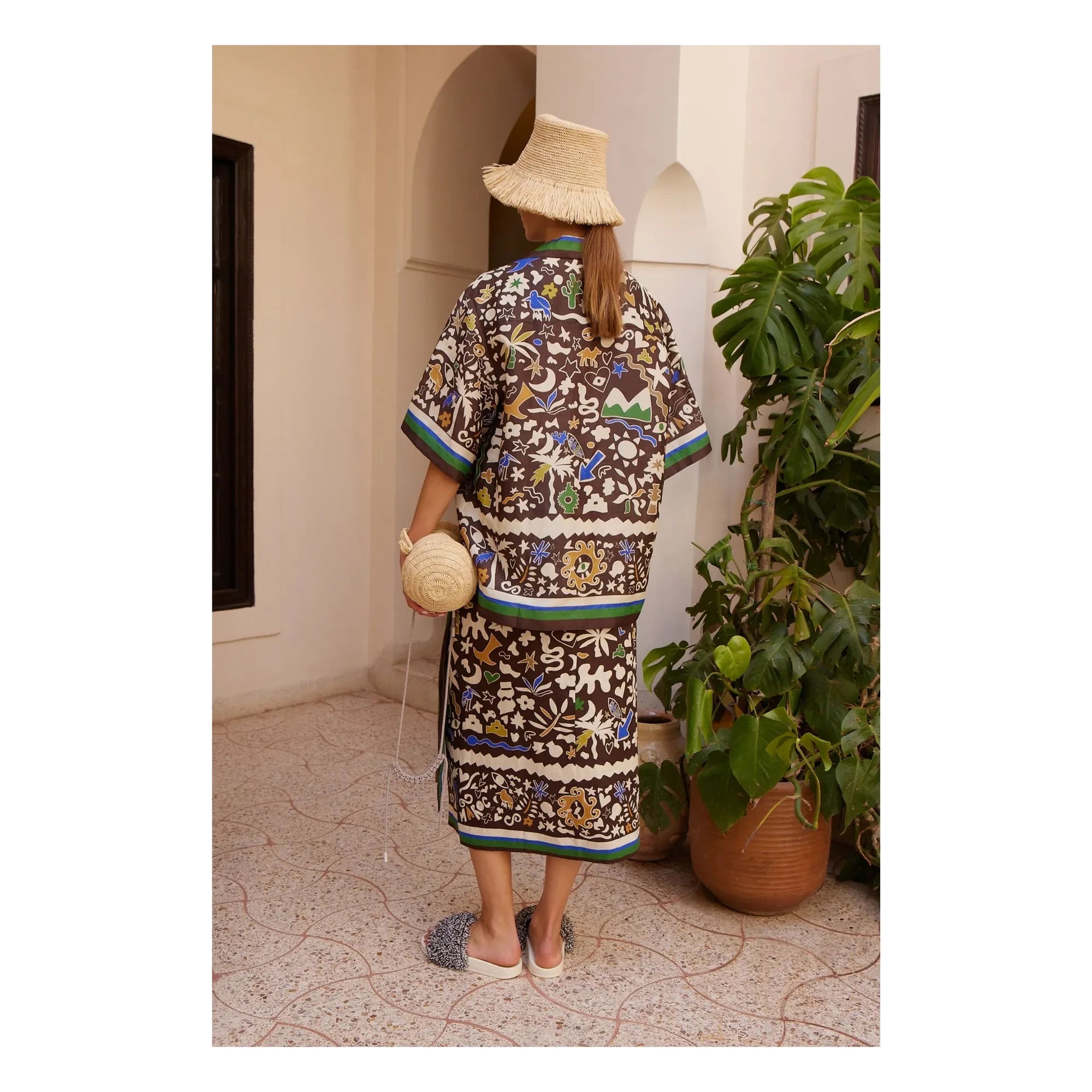 Alémais - Moroccan Shirt | Brown