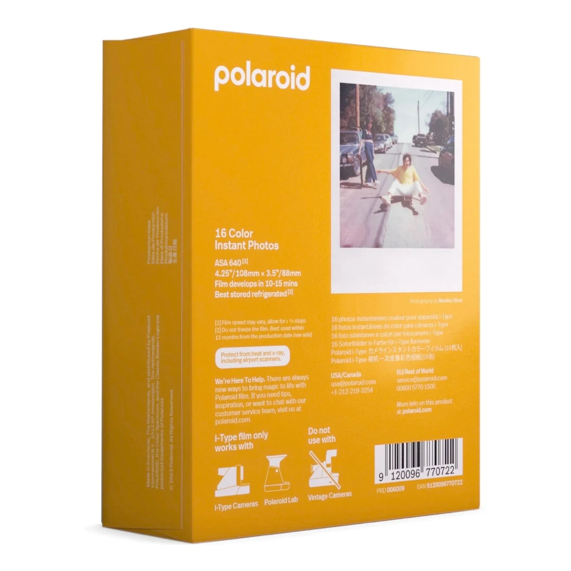 Polaroid - Polaroid Renkli Fotoğraf Makinesi Filmi - Çiftli Paket