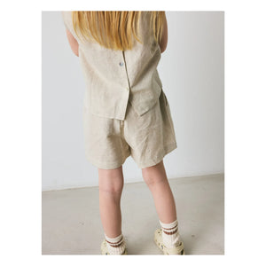 brunobruno nation - Theo Shorts Linen & Organic Cotton | Beige