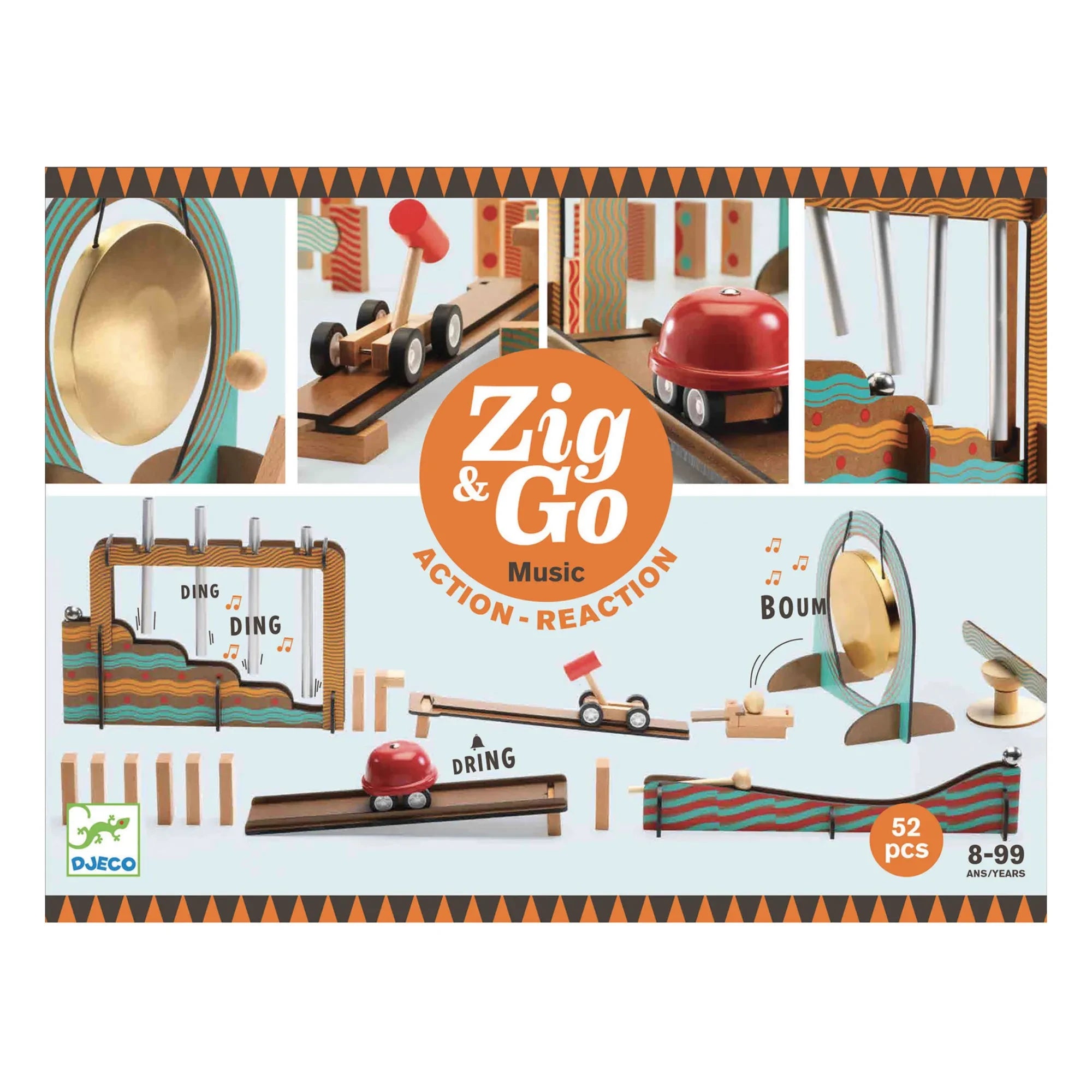 Djeco - Zig & Go Music - 52 Teile