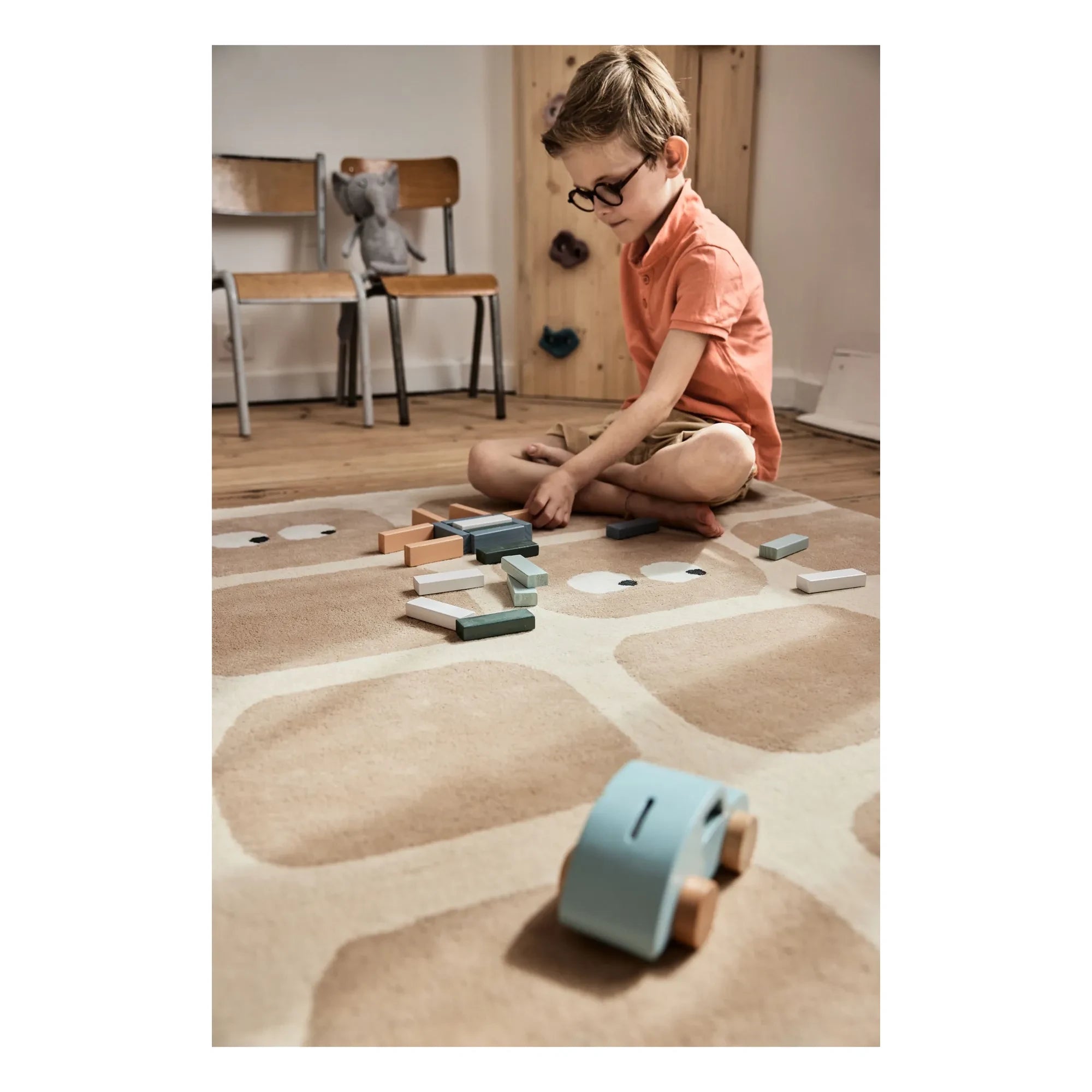Bleuu-studio - Bidules Teppich | Beige