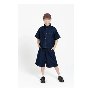 Finger in the nose - Harper Denim Hemd | Dunkelblau