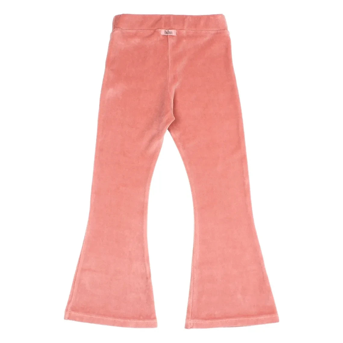 Búho - Leggings Acampanados de Algodón Terciopelo | Rosa