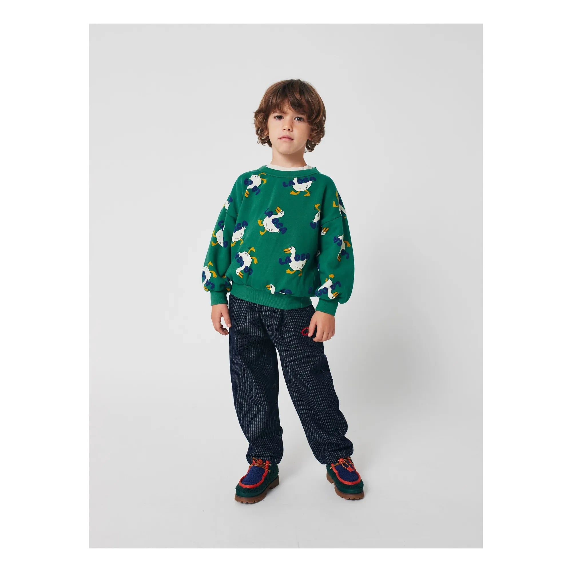 Bobo Choses - Wallabee Sherpa Derby Schuhe - Bobo Choses x Camper | Grün