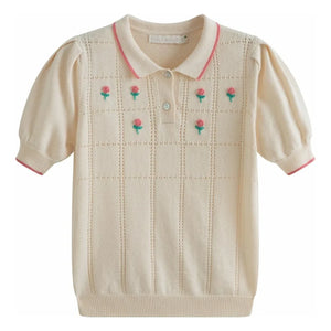 C'era Una Volta - Polo Maria Tricot | Crema