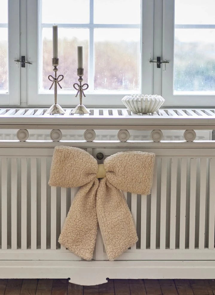 Bloomingville - Ruby Bow Weihnachtsdekoration | Beige