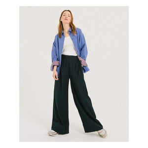 Tinsels - Pantalones Fluidos Uptown | Verde Bosque