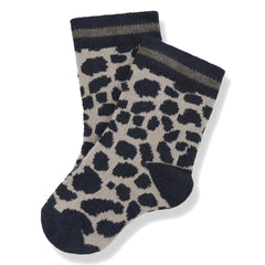 1+ in the family - Calcetines Trieste Leopar | Azul Marino