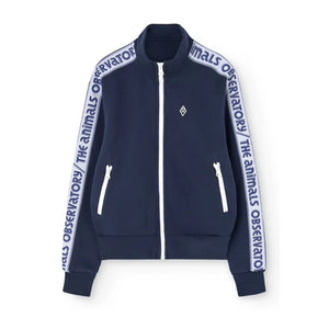The Animals Observatory - Zebra Zip Sweat | Lacivert