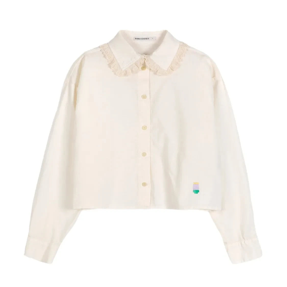 Bobo Choses - Camisa de popelín de algodón orgánico | Crudo