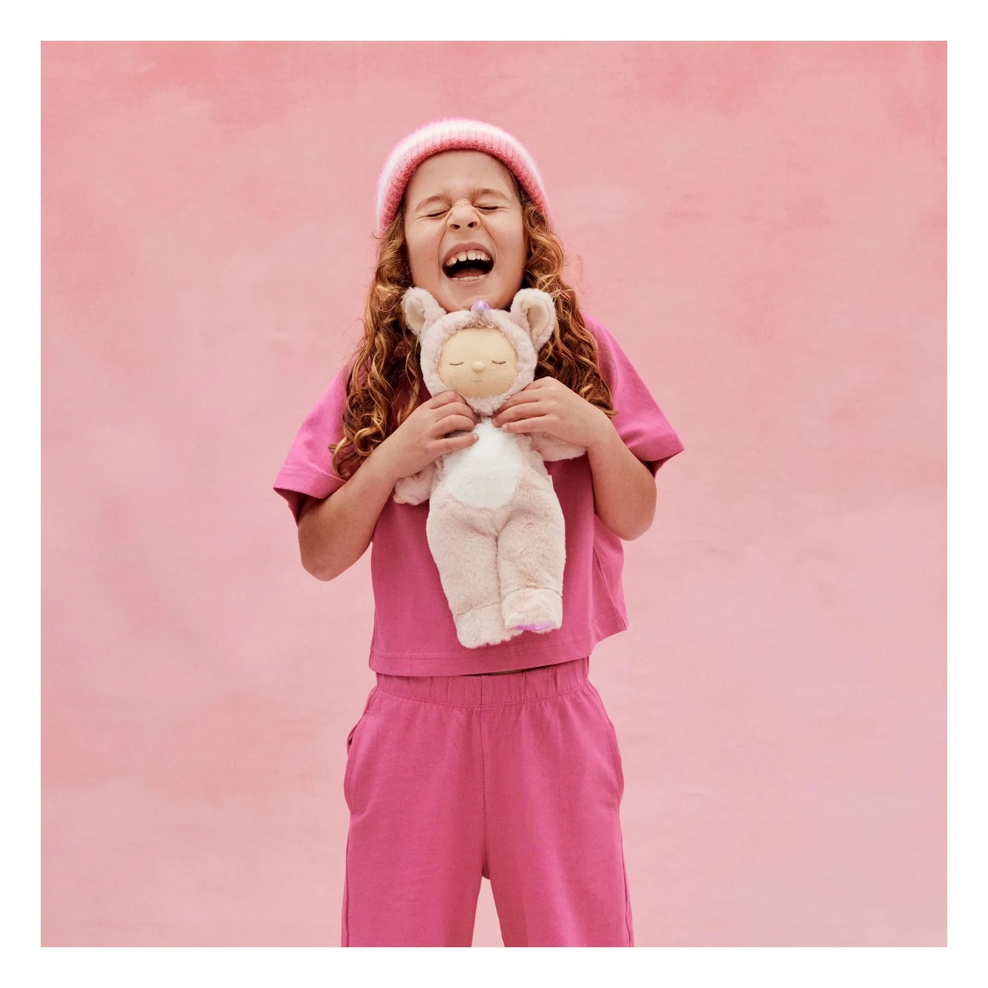 Olli Ella - Cozy Dinkum Einhorn Spielzeugpuppe | Rosa