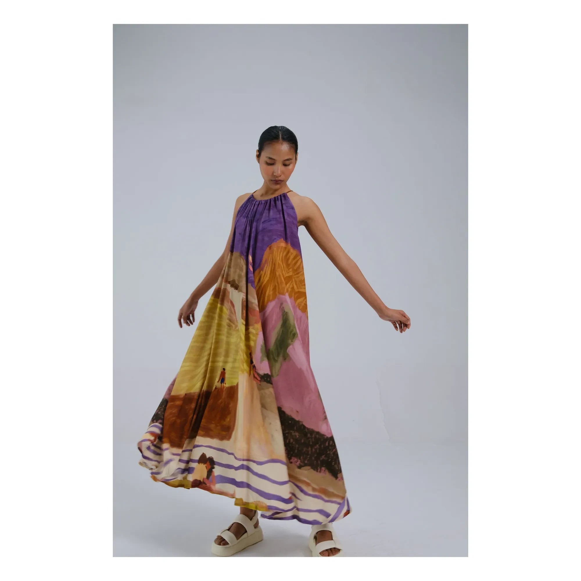 CORD - Circular Dress | Purple