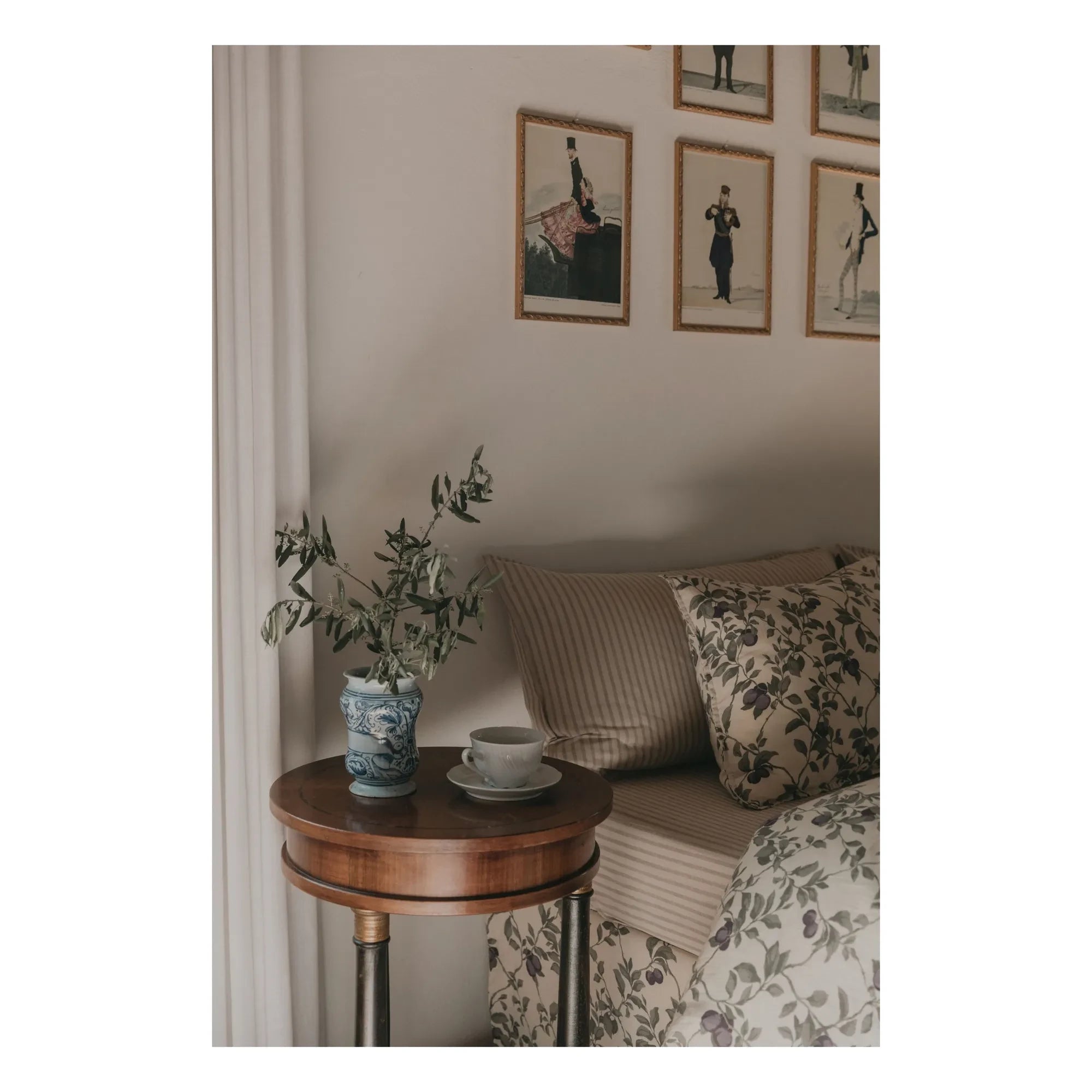 garbo&friends - Striped fitted sheet | Beige