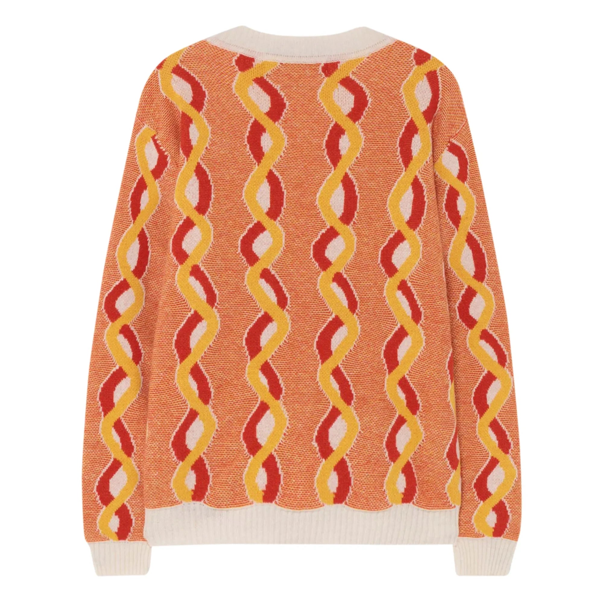 The Animals Observatory - Racoon Woll- und Kaschmir-Strickcardigan | Orange