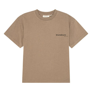 Brunobruno Nation - Nanna Nouilles Organic Cotton T-Shirt | Brown