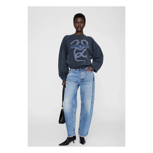 Anine Bing - Harvey Snake Sweatshirt | Schwarz