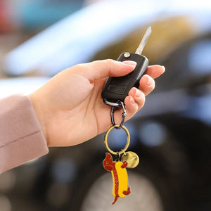Legami - Enamel Key Chain - Dachsund - What a Anahtarlık!