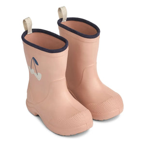 Liewood - Aston Hearts Gummistiefel | Blassrosa