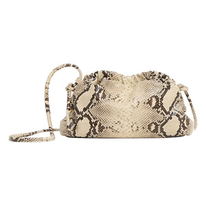 Mansur Gavriel - Mini Çanta Cloud Clutch Kabartmalı Yılan | Bej