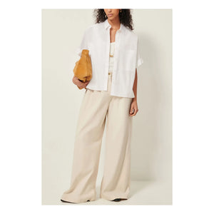 Sessùn - Camisa de algodón Dellord | Blanco