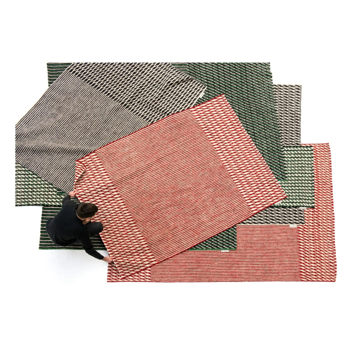 Nanimarquina - Blur Halı, Ronan & Erwan Bouroullec | Siyah