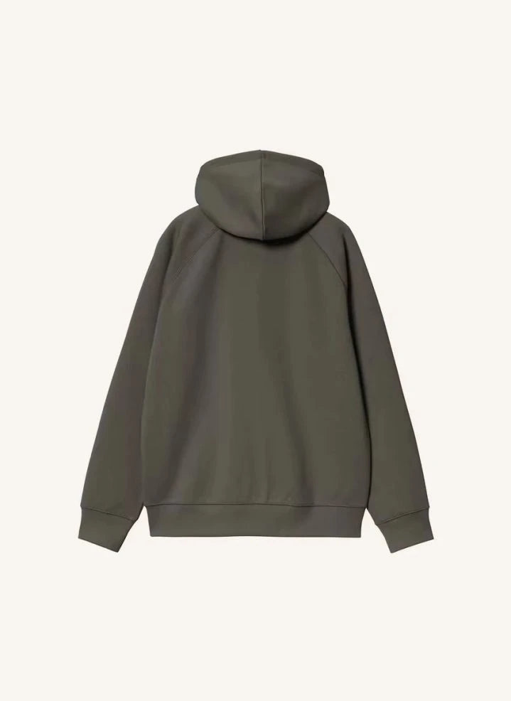 Carhartt WIP - Felpa con zip Chase | Grigio scuro
