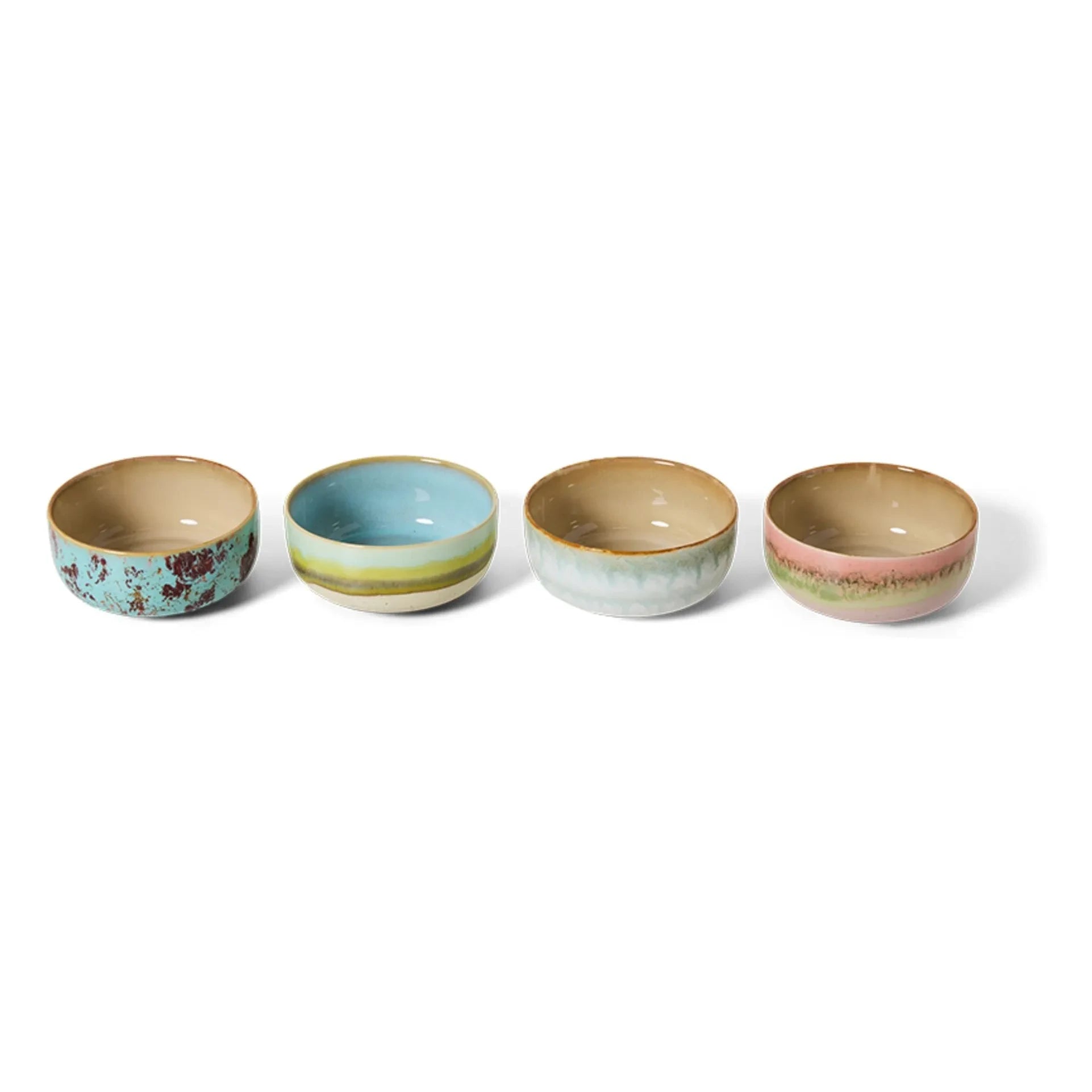 HKliving - Impression Schalen - 4er Set