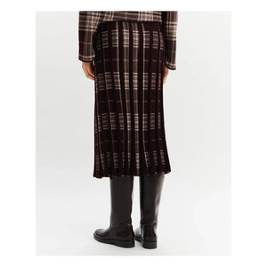 Bompard - تنورة كيلت صوفية بطيات بنقشة كاروهات | Garnet