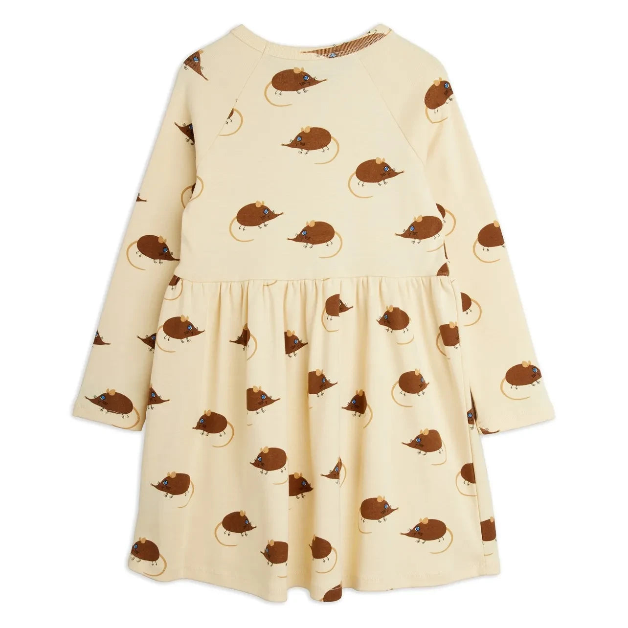 Mini Rodini - Mauskleid aus Bio-Baumwolle | Beige