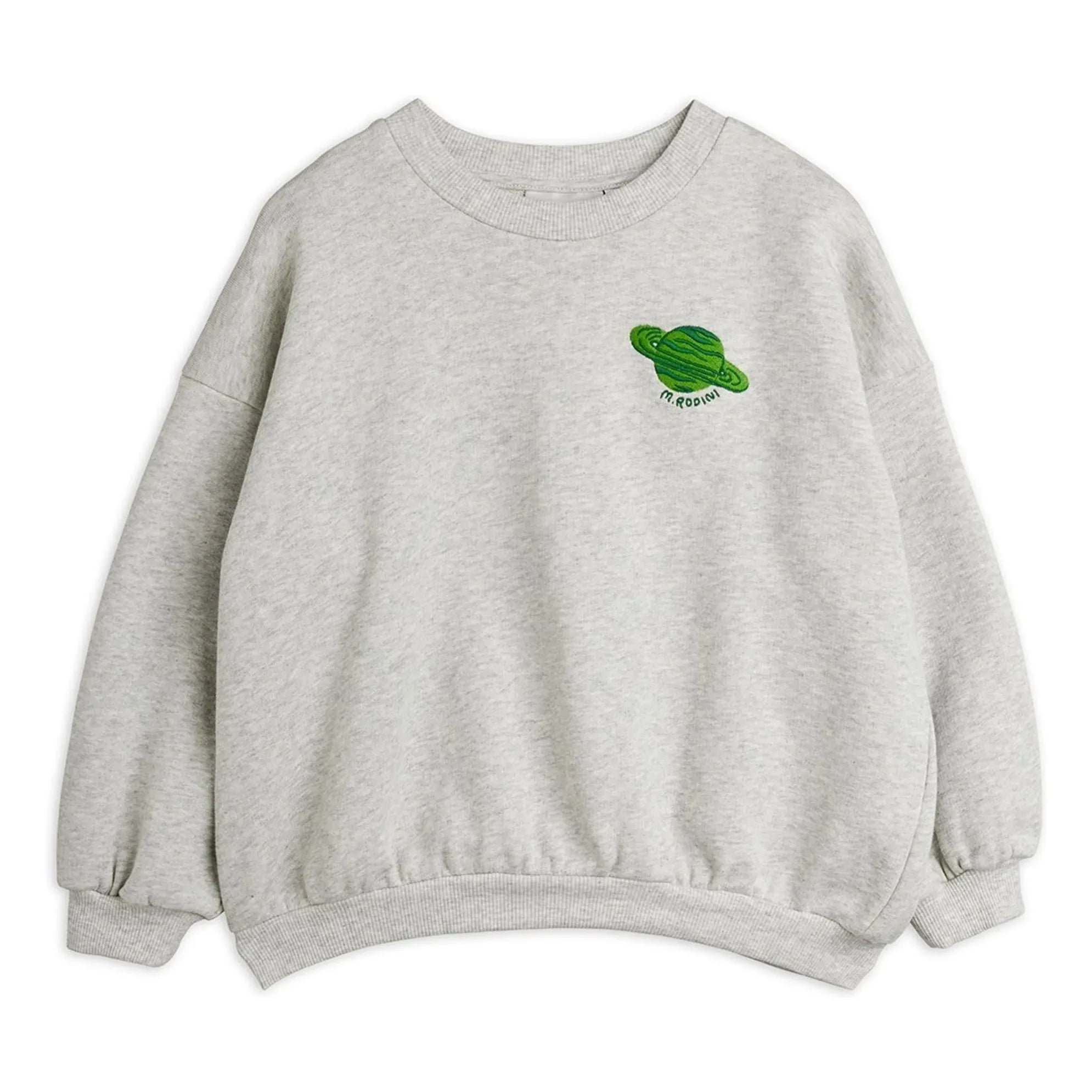 Mini Rodini - Planète Coton Bio sweatshirt | Heather grey