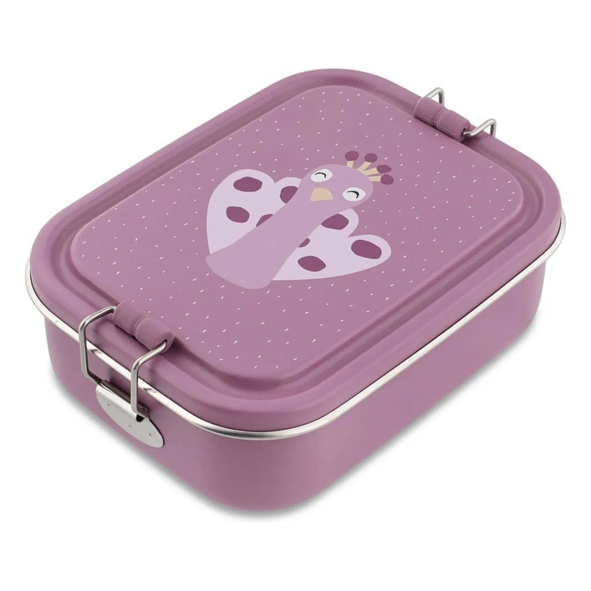 Trixie - Mrs. Peacock Small Lunch Box | Purple