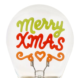 Legami - Merry Noel Noel Light Bulb Table Lamp - Bulb Fiction
