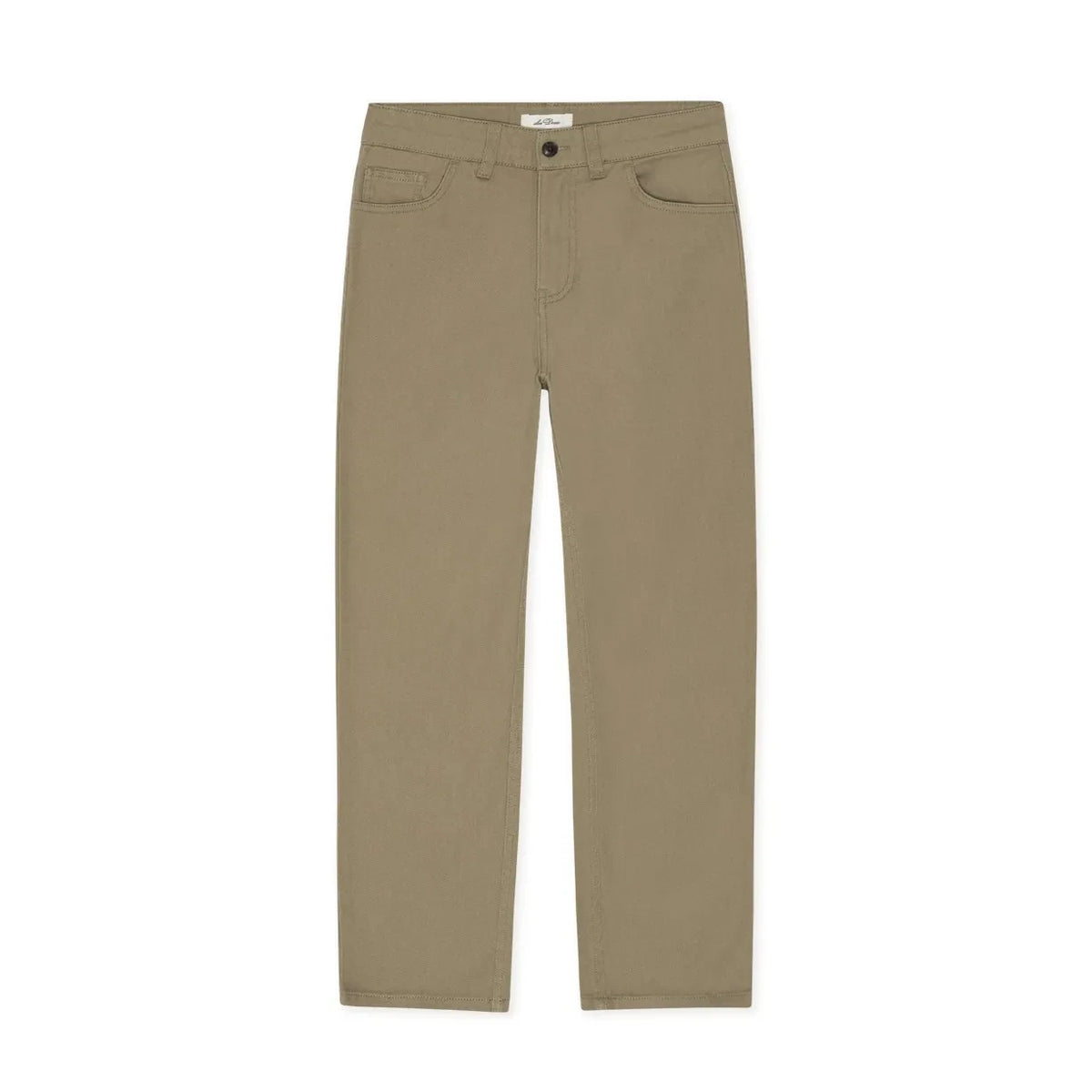Les Deux - Pantalones de algodón orgánico | Beige oscuro