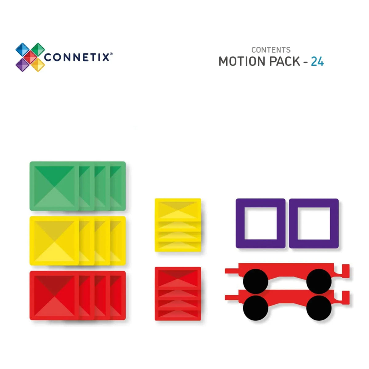 Connetix - Motion Paket - 24 Teile