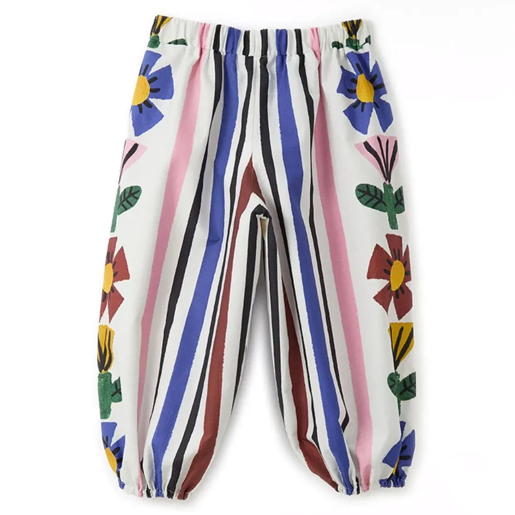 Fabula - Garden Pantolon Çizgili | Beyaz