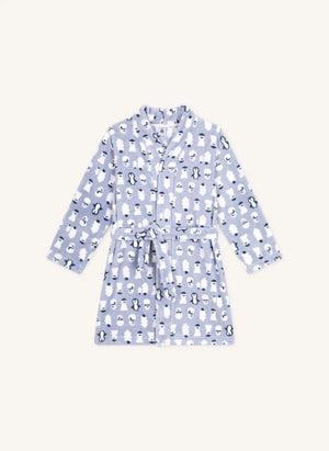 Petit Bateau - Kardan Adamlı Sabahlık | Gri Mavi