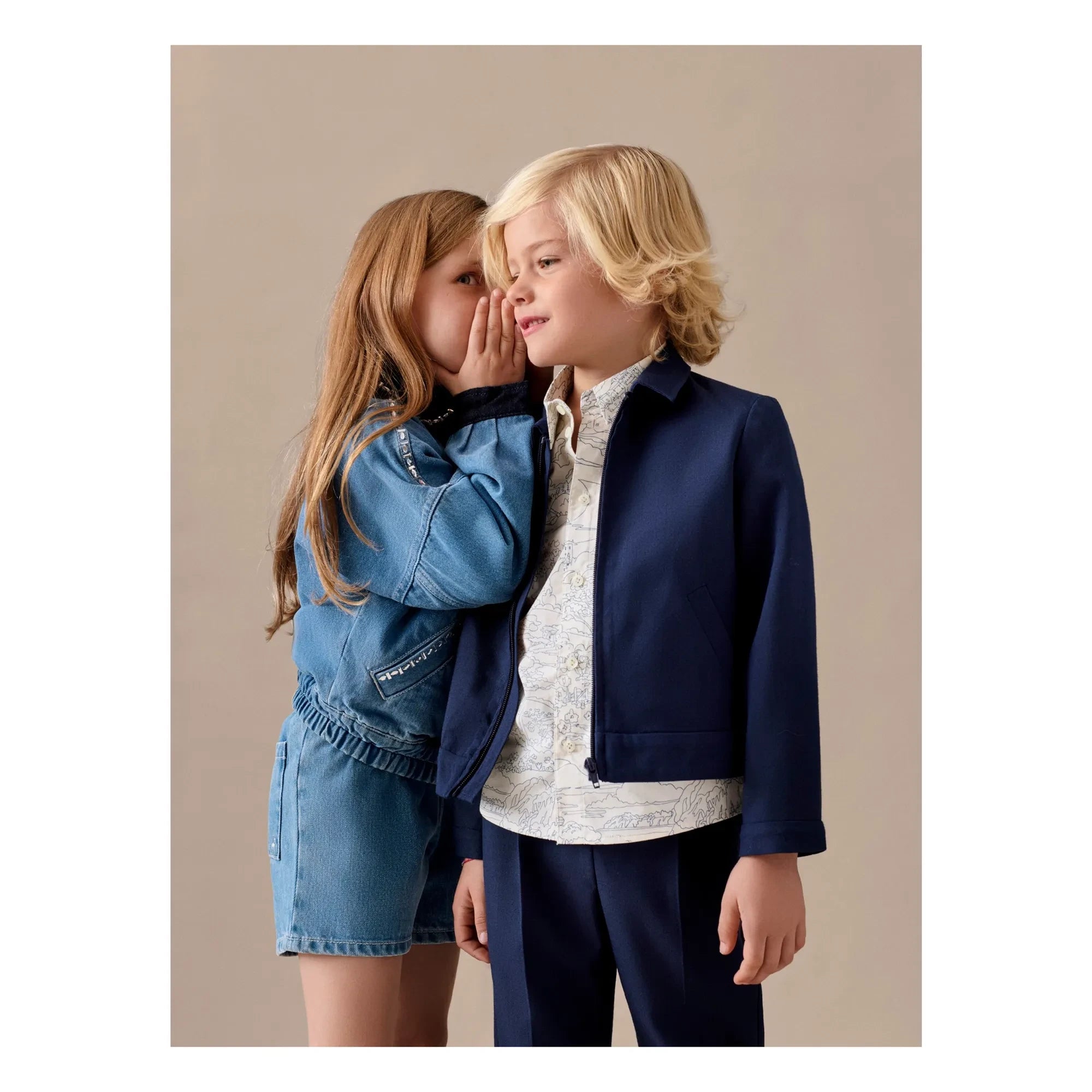 Bonpoint - Milly Denim Shorts Organic Cotton | Blue