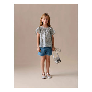 Bonpoint - Milly Denim Shorts Organic Cotton | Blue