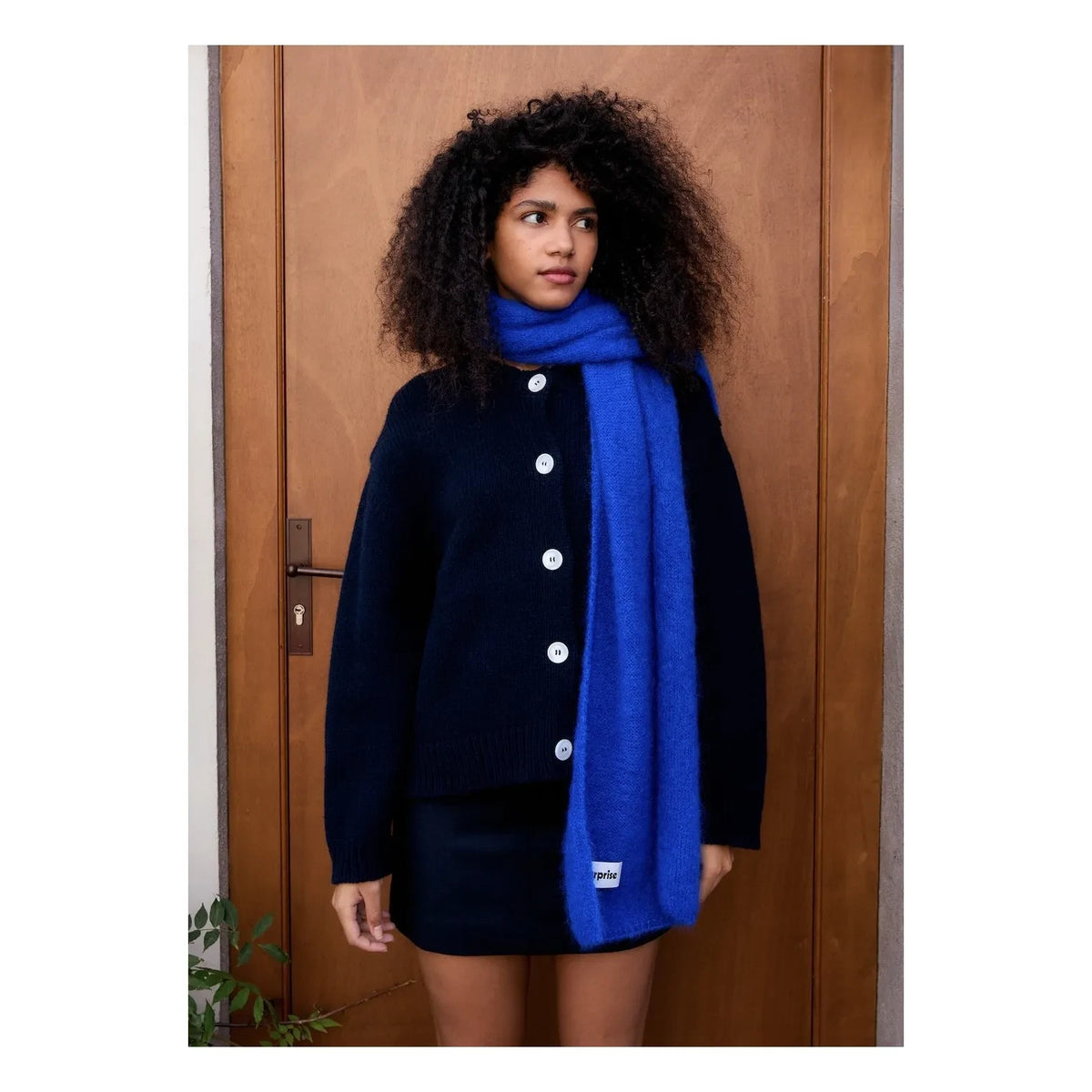 Surprise Paris - Emma Merino-Wollcardigan | Klassisches Marineblau