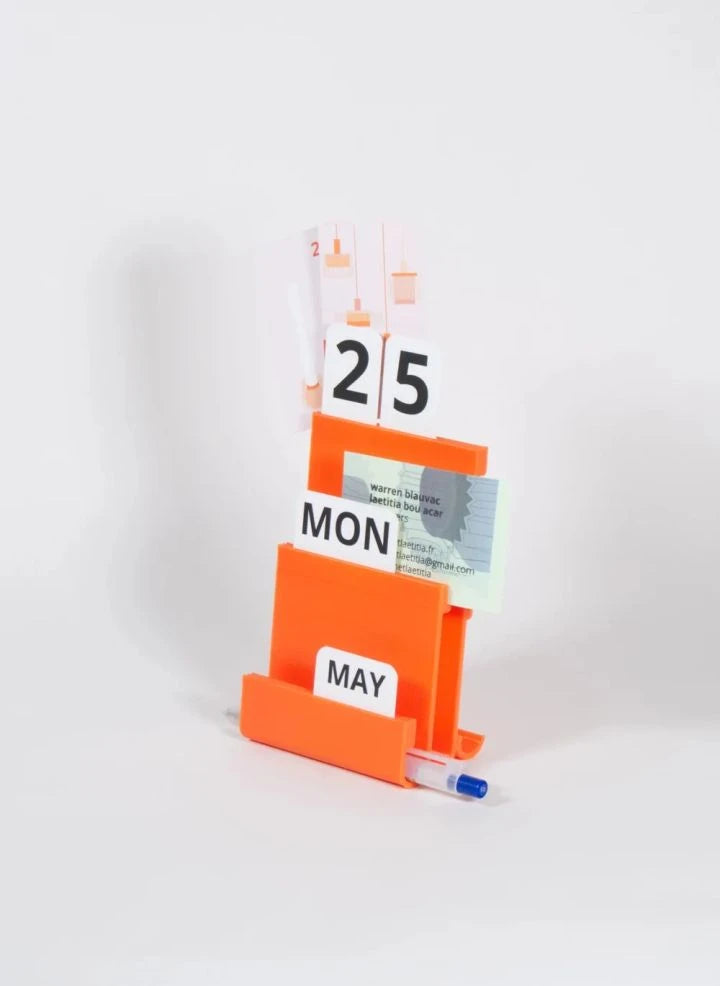 Warren & Laëtitia - Joes Perpetual Kalender | Orange