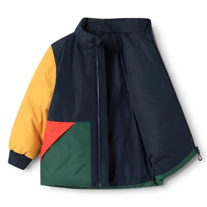 Liewood - Geri Dönüştürülmüş Liflerden Üretilen Bran Colorblock Ceket | Lacivert