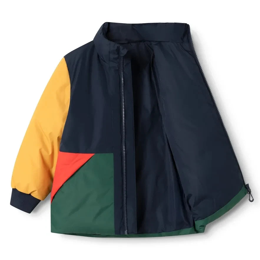 Liewood - Geri Dönüştürülmüş Liflerden Üretilen Bran Colorblock Ceket | Lacivert
