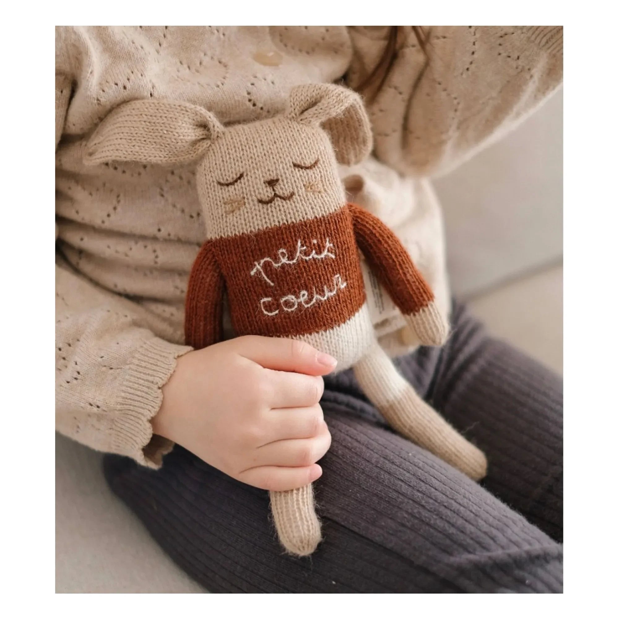 Main Sauvage - Rabbit Yumuşak Oyuncak Little Heart | Bej