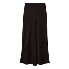Anine Bing - Silk Stick Skirt | Dark Brown