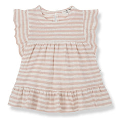 1+ in the family - Vestido de lino Canadell | Rosa empolvado