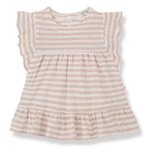 1+ in the family - Vestido de lino Canadell | Rosa empolvado